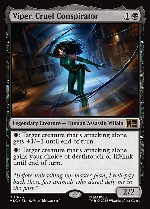Viper, Cruel Conspirator (msc-673)