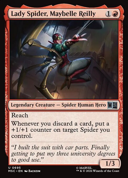 Lady Spider, Maybelle Reilly (msc-695)