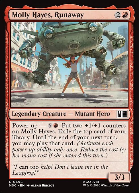 Molly Hayes, Runaway (msc-698)