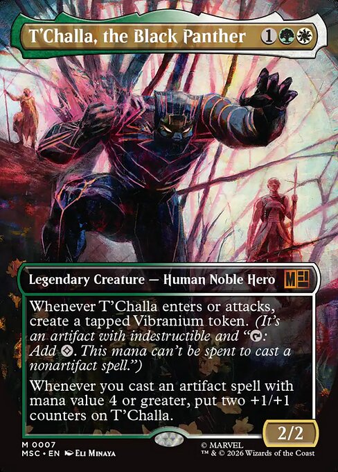 T'Challa, the Black Panther (msc-7)