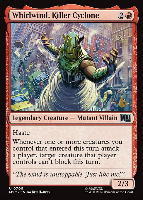 Whirlwind, Killer Cyclone (msc-709)