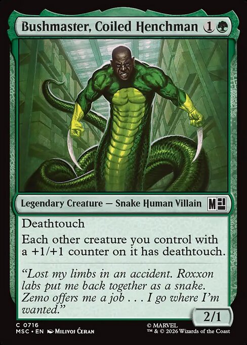 Bushmaster, Coiled Henchman (msc-716)