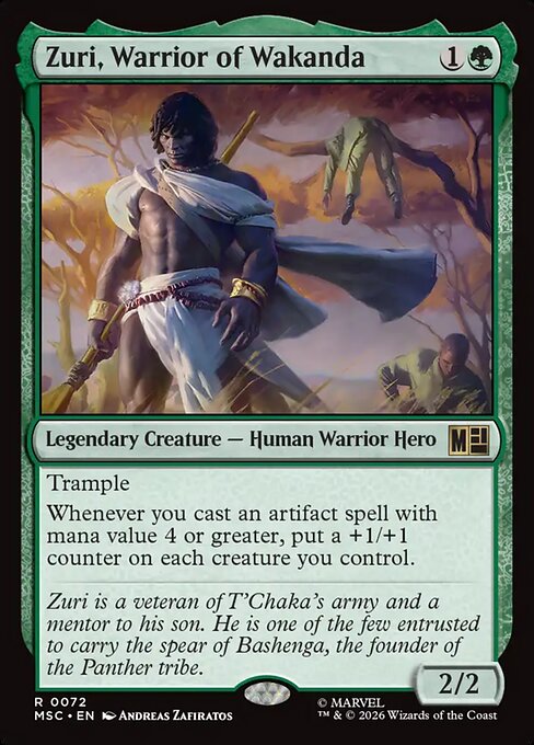 Zuri, Warrior of Wakanda (msc-72)