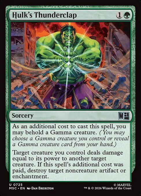 Hulk's Thunderclap (msc-725)