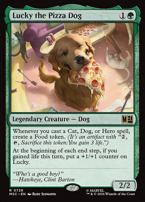 Lucky the Pizza Dog (msc-726)