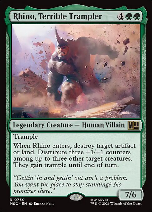 Rhino, Terrible Trampler (msc-730)