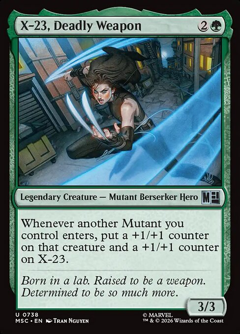 X-23, Deadly Weapon (msc-738)
