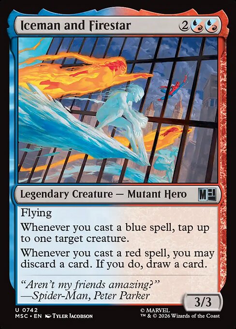 Iceman and Firestar (msc-742)