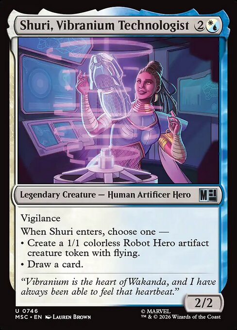 Shuri, Vibranium Technologist (msc-746)