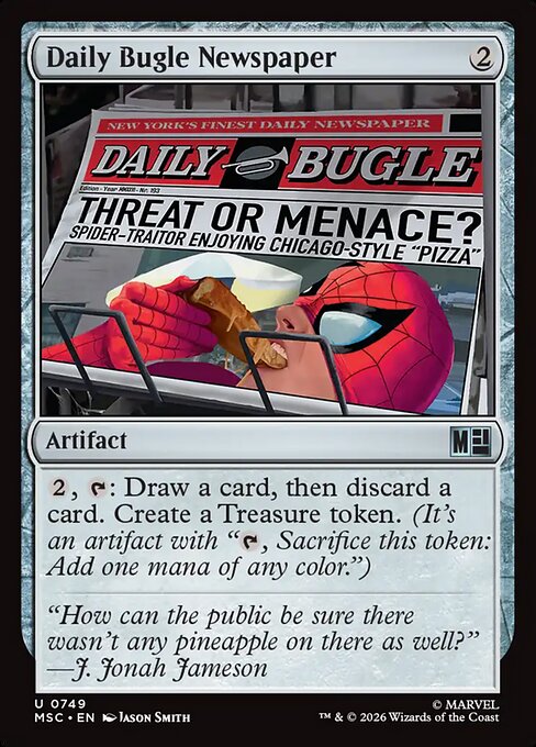 Daily Bugle Newspaper (msc-749)