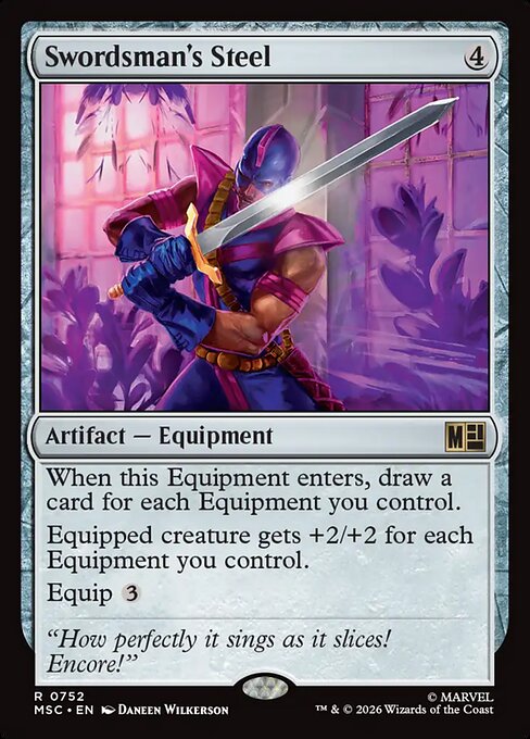 Swordsman's Steel (msc-752)