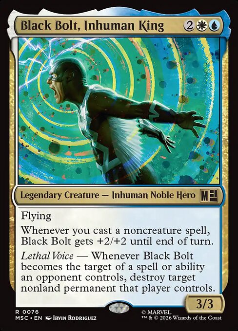 Black Bolt, Inhuman King (msc-76)