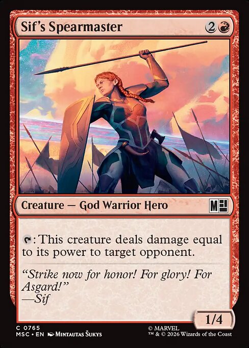 Sif's Spearmaster (msc-765)