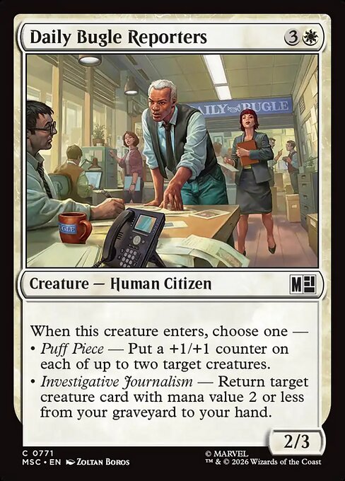 Daily Bugle Reporters (msc-771)