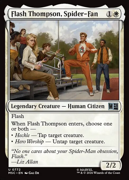 Flash Thompson, Spider-Fan (msc-772)