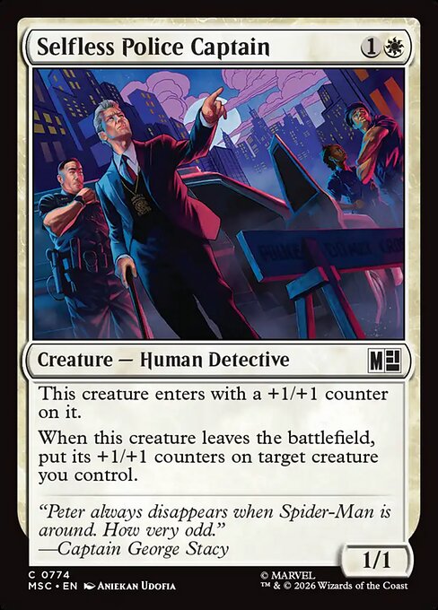 Selfless Police Captain (msc-774)