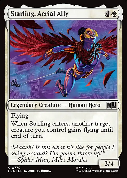 Starling, Aerial Ally (msc-778)