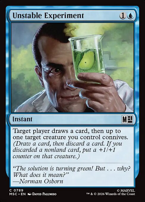 Unstable Experiment (msc-789)