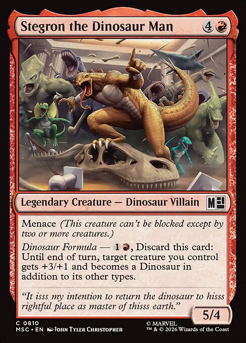 Stegron the Dinosaur Man (msc-810)