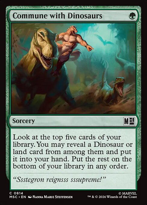 Commune with Dinosaurs (msc-814)