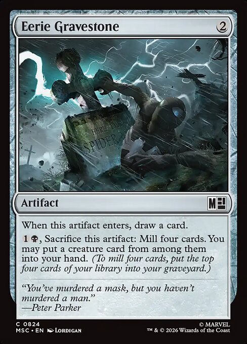 Eerie Gravestone (msc-824)
