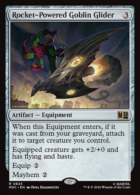 Rocket-Powered Goblin Glider (msc-825)