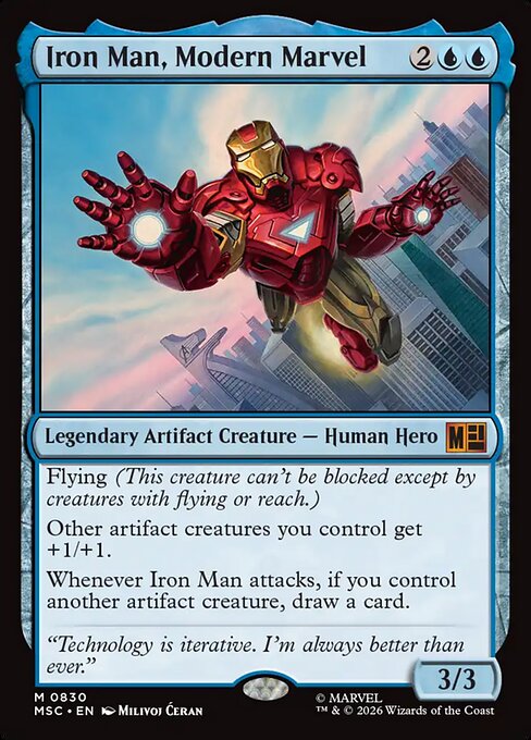 Iron Man, Modern Marvel (msc-830)