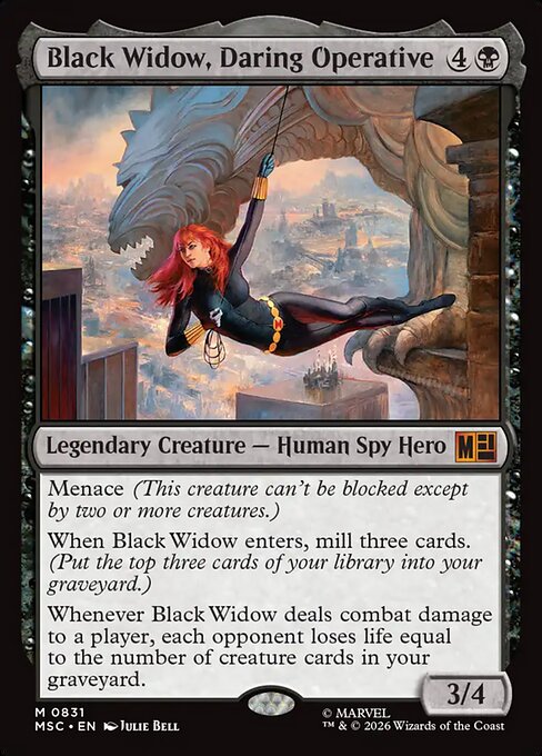 Black Widow, Daring Operative (msc-831)