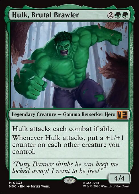Hulk, Brutal Brawler (msc-833)
