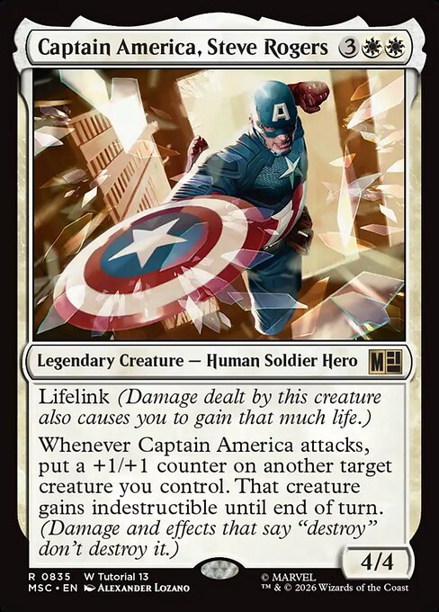 Captain America, Steve Rogers (msc-835)