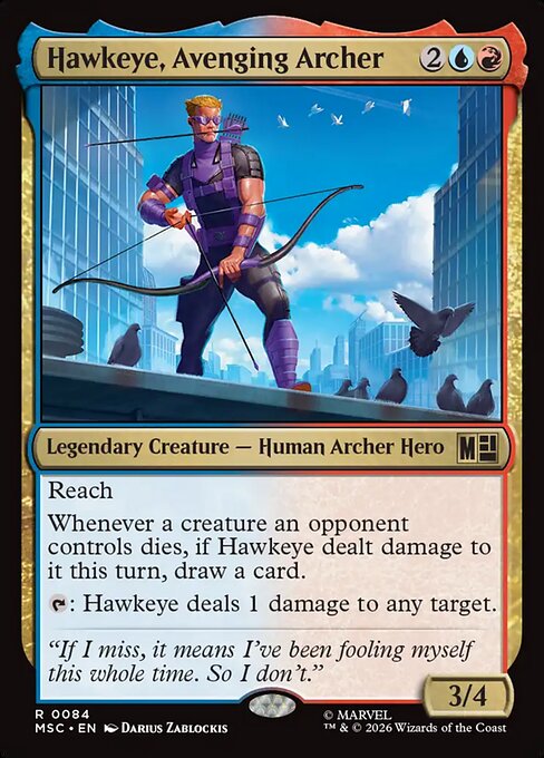 Hawkeye, Avenging Archer (msc-84)