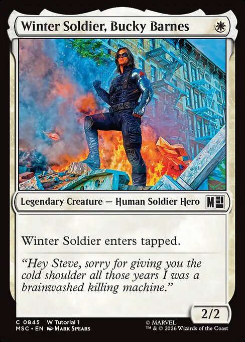 Winter Soldier, Bucky Barnes (msc-845)