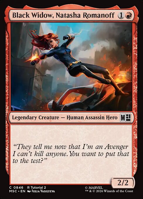 Black Widow, Natasha Romanoff (msc-846)