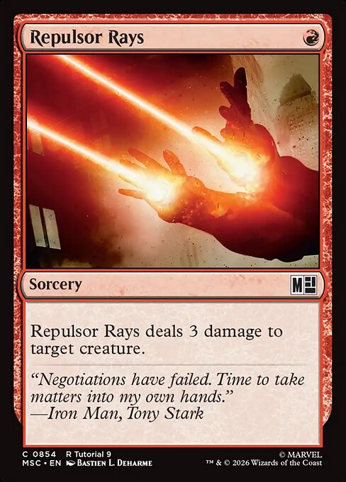 Repulsor Rays (msc-854)