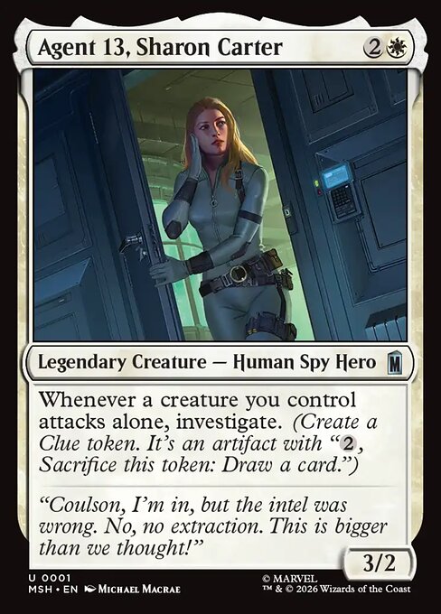 Agent 13, Sharon Carter (msh-1)