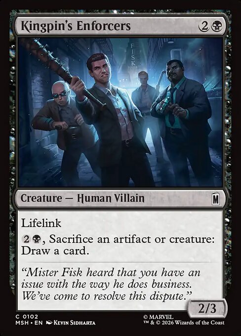 Kingpin's Enforcers (msh-102)