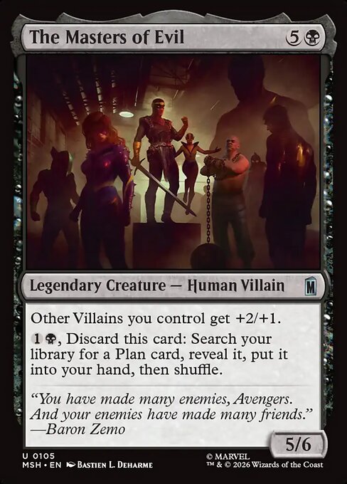 The Masters of Evil (msh-105)