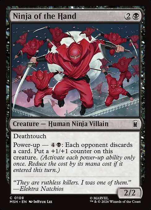 Ninja of the Hand (msh-108)