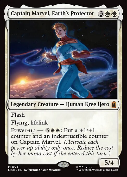 Captain Marvel, Earth's Protector (msh-11)