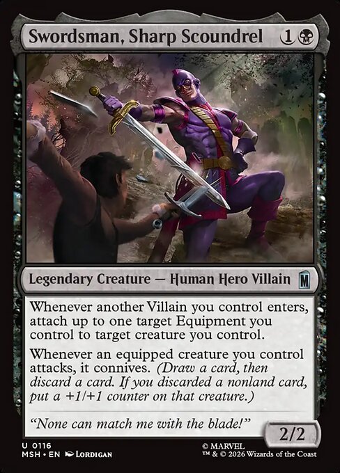 Swordsman, Sharp Scoundrel (msh-116)