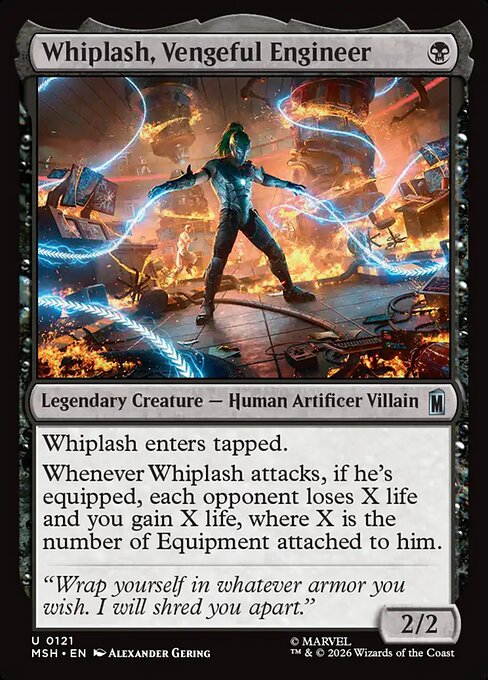 Whiplash, Vengeful Engineer (msh-121)