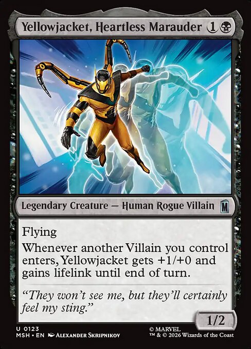 Yellowjacket, Heartless Marauder (msh-123)