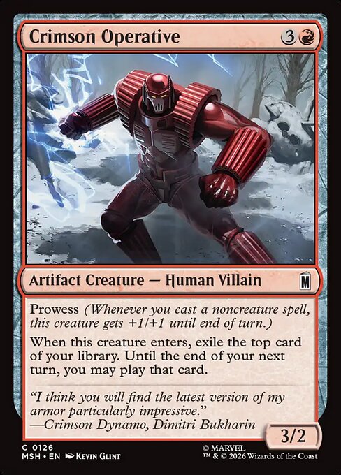 Crimson Operative (msh-126)