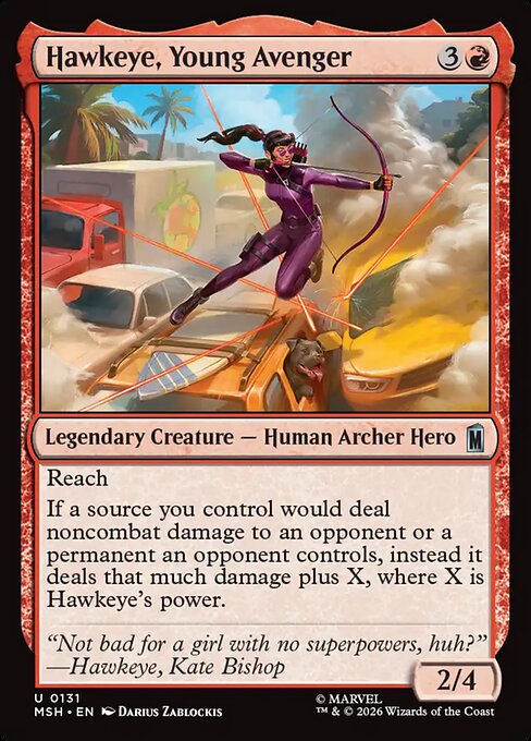 Hawkeye, Young Avenger (msh-131)
