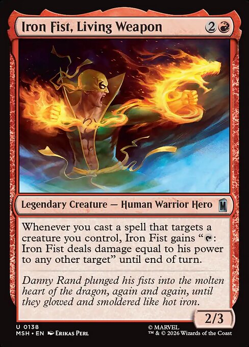 Iron Fist, Living Weapon (msh-138)