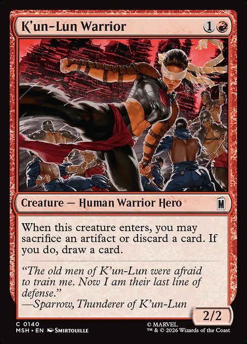 K'un-Lun Warrior (msh-140)