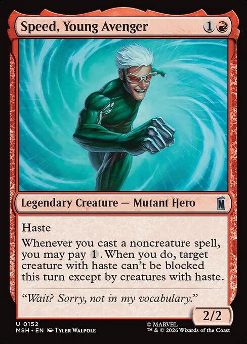 Speed, Young Avenger (msh-152)