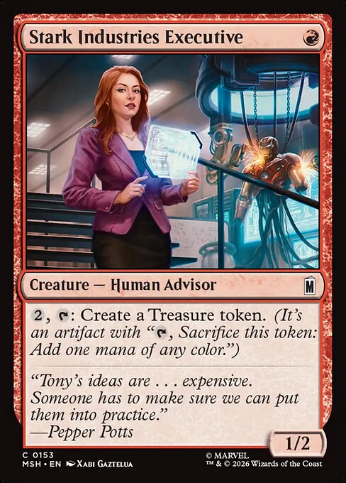 Stark Industries Executive (msh-153)