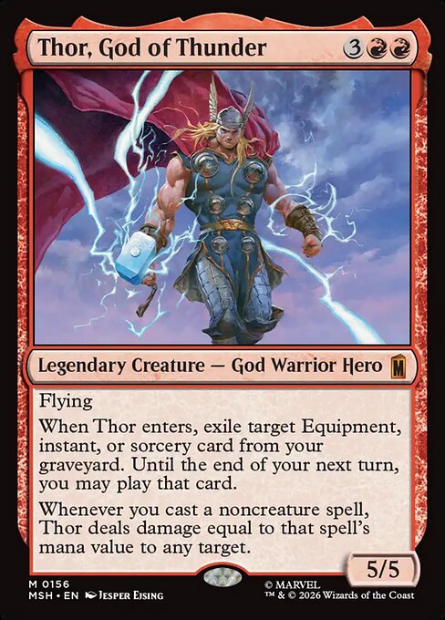Thor, God of Thunder (msh-156)