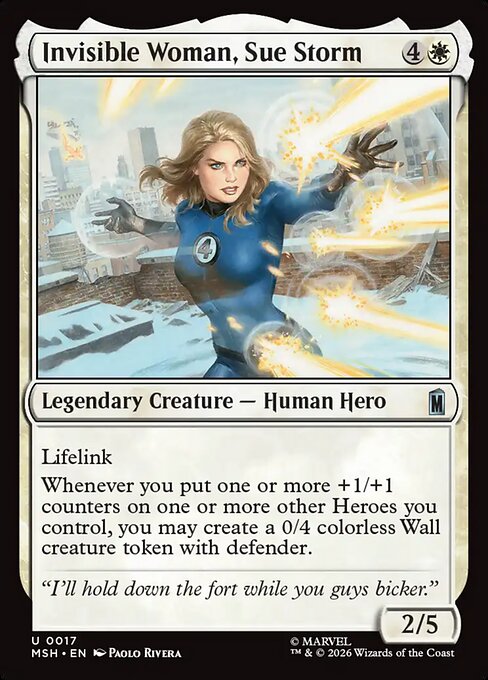 Invisible Woman, Sue Storm (msh-17)